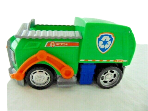 PAW PATROL CHASE AND ROCKY WITH POLICE CRUISER AND RECYCLING TRUCK - Picture 6 of 7