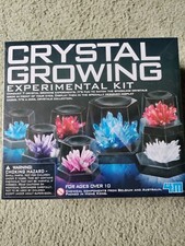 NEW Crystal Growing Science Experimental Kit - 7 Crystal Science Experiments