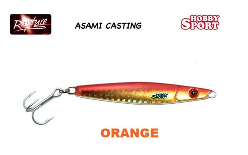METAL JIG ASAMI CAST 40 gr COLORE RG RED GOLD (ORANGE) SPINNING MARE - Foto 1 di 1