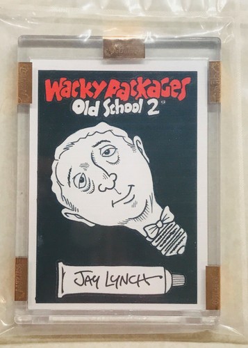 TARJETA DE BOCETO 1-1 Topps Old School 2 - Jay Lynch (Idea Man) (en caja de acrílico con sellos) - Imagen 3 de 3