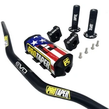 ProTaper Handle Bike Fat Bar Handlebars  1 1/8'' Grips Pad Motorcycle Bars