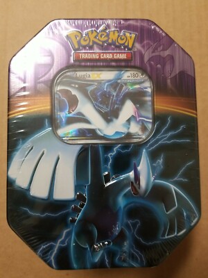 Pokemon Lugia EX Team Plasma Tin - 4 Booster Packs inside FACTORY SEALED  box tin | eBay