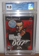 007 FROM RUSSIA WITH LOVE VIDEO GAME PS2 BRAND NEW SEALED CGC PRO GRADED 9.0