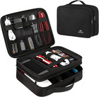 Electronics Organizer Travel Case, Water Resistant Accessory Organizer Bag