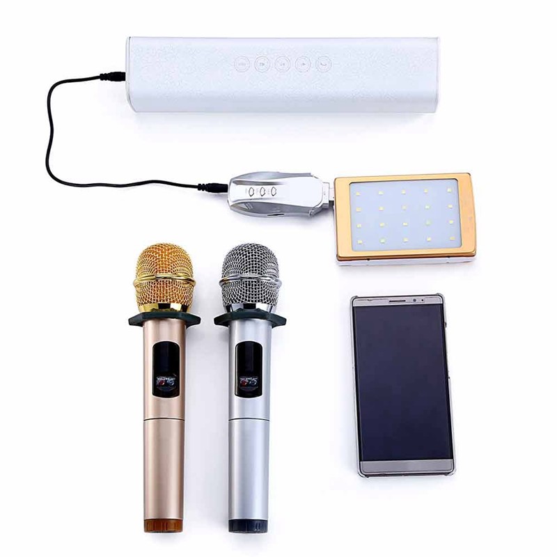 Micrófono Inalámbrico Uhf 2Pcs azultooth 3.0 Micrófono de de de Karaoke para IOS Android Smar Q6W3 5b1192 Micrófono Inalámbrico Uhf 2Pcs azultooth 3.0 Micrófono de de de Karaoke para IOS Android Smar Q6W3 5b1192