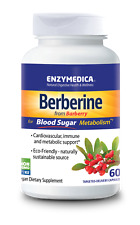 Enzymedica Berberine 60 Capsules, Metabolism, Immune, Cardiovascular Support