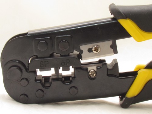 RJ45 RJ11 Crimping Network Tool Kit Cable Crimp Crimper LAN Wire Stripper Kits - Picture 8 of 11