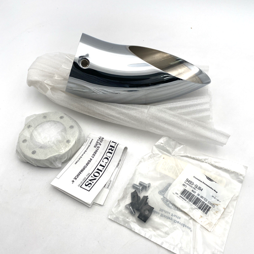 oem Harley 80615-07 Turn Down Exhaust End Cap 4 In Performance 07-13 Touring - Picture 3 of 11