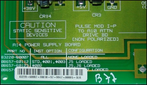 HP - Agilent 83220-60007 Power Supply Board Assembly For 83220 Test Set - Picture 3 of 3