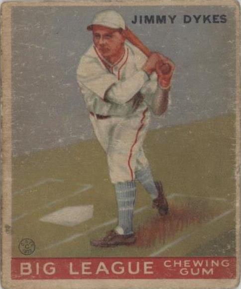 1933 Goudey Big League Chewing Gum - Jimmy Dykes #6 - 1 of 1