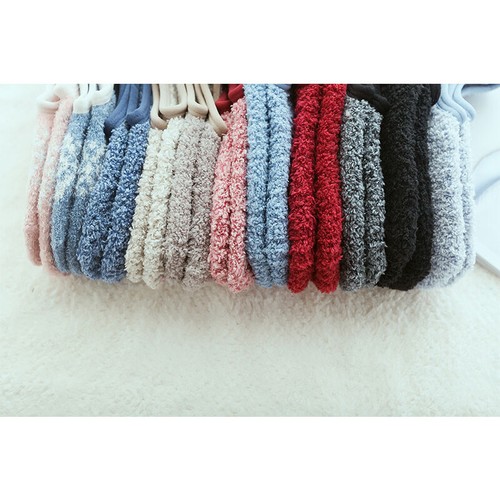 WOMEN WOOL SLIPPER SOCKS GRIPPER THERMAL LOUNGE WARM WINTER NON SLIP FLOOR SOCKS - Picture 14 of 22