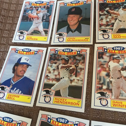 1988 Topps Glossy '87 All-Star Game Commemorative Insert Set #1-22 (complete)  - Picture 2 of 10