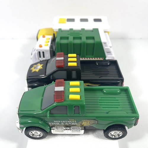 Hasbro 2016 7” autobús escolar, pesca y caza, verde y limpio, lote de patrulla de carreteras - Imagen 2 de 21