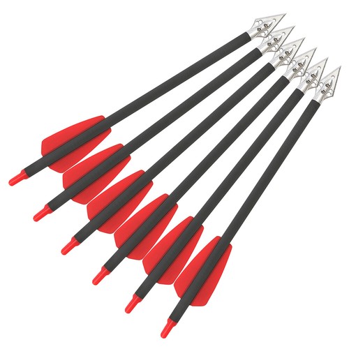 9 Zoll Armbrustbolzen Carbonpfeile  Aluminium Klinge Bogenschießen Bogen Jagd - Picture 6 of 14