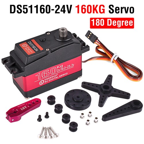 RC DS51160-24V 160KG Standard Servo 180° /270° hohes Drehmoment für 1/5 RC Car - Bild 25 von 28