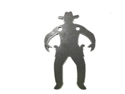 AR500 Cowboy Silhouette Steel Target Gong 12 X 8 X 3/8 
