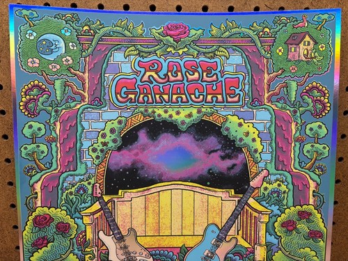 Ryan Stasik Foil Poster Madness From Two Rose Ganache Kris Myers Umphrey's McGee - Picture 2 of 6