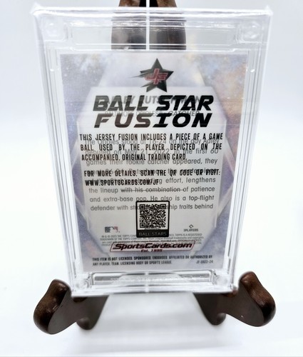 Jersey Fusion MLB Baltimore Orioles Adley Rutschman Game Used Ball Card #23/44 - Picture 4 of 7