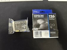 Epson 126 Black Ink Cartridge (T1261) GENUINE, Factory Sealed
