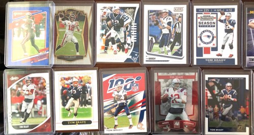 TOM BRADY 67-Card Lot (Inserts, Parallels & Base) NEW ENGLAND PATRIOTS - Picture 4 of 10