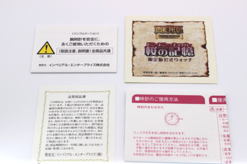 ONE PIECE Tony Tony Chopper model Wristwatch Limited 9999 SEIKO Movement 2011 - Picture 17 of 19