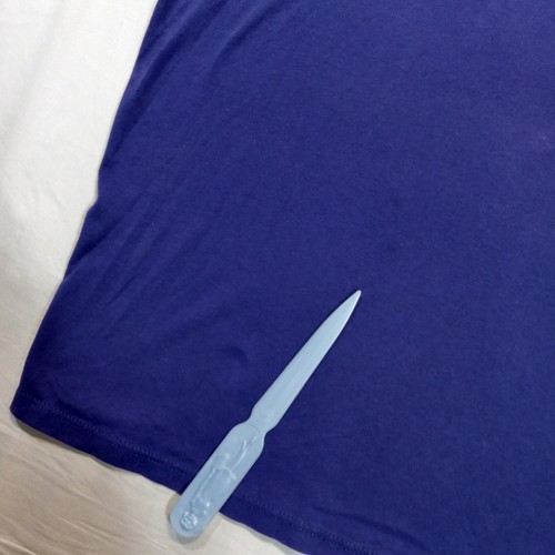 90s DUPONT Paint Finish Purple T-Shirt Vintage USA XL - Picture 6 of 7