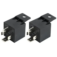 2X Fuel Shutoff Solenoid Relay 80A 14V 4pin For Cummins 94-98 Dodge 5.9L Engine