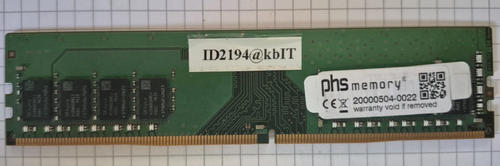 8GB 1Rx8 PC4-2666V-UA2 SKhynix HMA81GU6CJR8N-VK N0 AD PC RAM - Bild 3 von 3