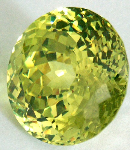 Atemberaubende 10mm 6,9 ct tief Apfelgrün doppelt rund glänzend CZ AAAAA - Bild 2 von 2