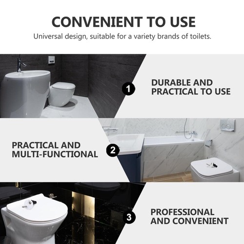 1Set WC Tank Schrauben und Dichtung Praktische WC Schraube Wand WC - Bild 10 von 12