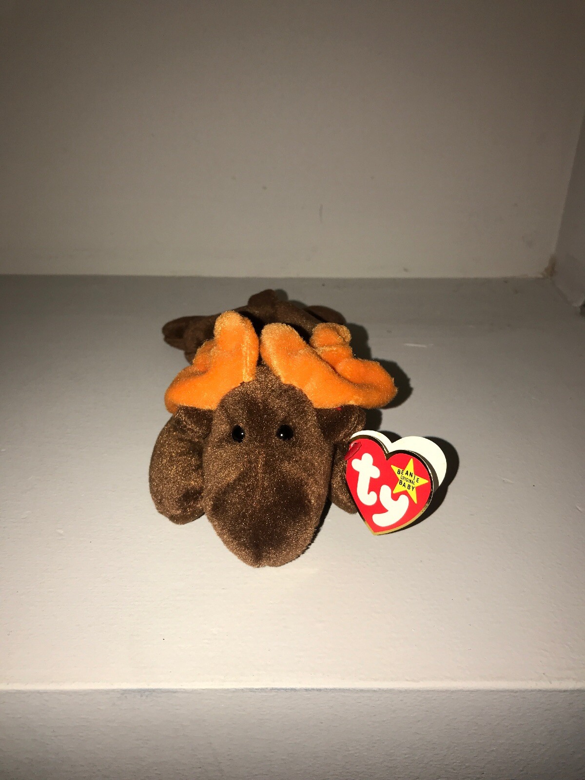 Chocolate The Moose Ty Beanie Baby TRULY Rare, PVC Pellets Chocolate The Moose Ty Beanie Baby TRULY Rare, PVC Pellets