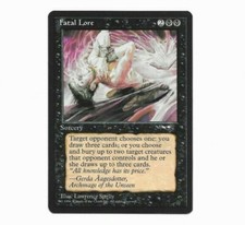 FATAL LORE, ALLIANCES, SP-NM CONDITION, MAGIC: THE GATHERING, MTG