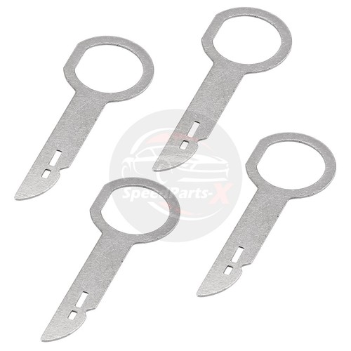 4Pcs Tool Keys Universal Set For VW Ford Auto Car Radio Stereo Removal Release - Picture 14 of 17