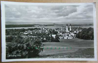 Wemding Fotokarte Grüße von Fatima an Pfarrer Kaplan Voit nach München 1937