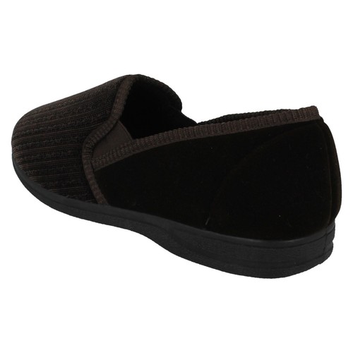 Hombre Slippers sin Cordones Marrón Textil Completo Pantufla: Levi - Imagen 4 de 9