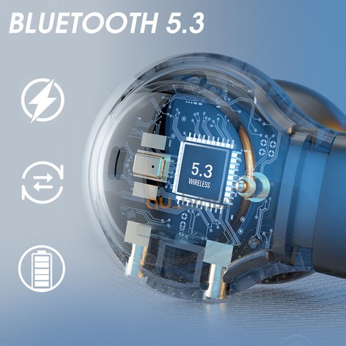 Open Ear Bluetooth 5.3 Ohrhörer Kabellos Headset Sport Stereo Mikrofon Kopfhörer - Bild 6 von 12