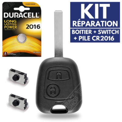 Boîtier De Télécommande (Coque) Pour Clé Peugeot 307 - 2 Boutons - Neuf - Marque ACS