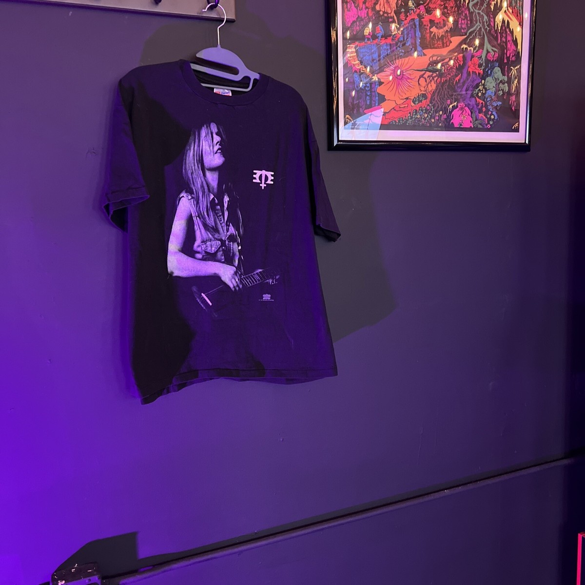 ミュージシャン Hanes Melissa Etheridge 90s made in USA Vintage 1994 Melissa Etheridge rock T-shirt 90s Mint Hanes