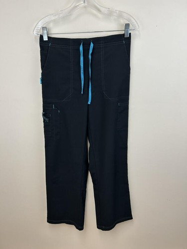 Carhartt S Cross Flex Utility Boot Cut Scrub Pants Black Womens Small - Picture 1 of 3