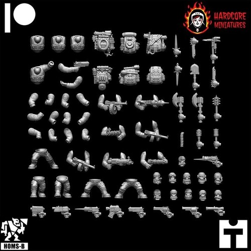 Space Ork Kommandos by Hardcore Miniatures suitable for sci-fi wargaming - Picture 25 of 33