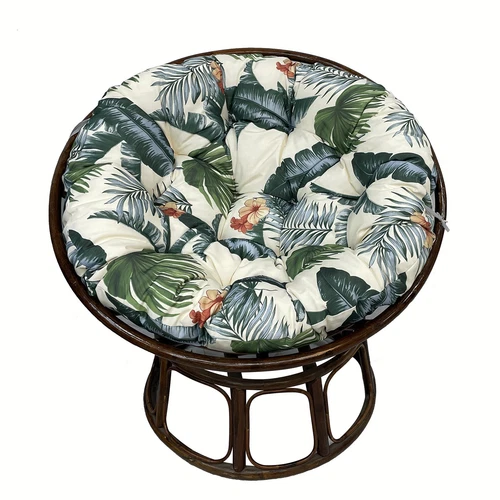 Papasan Chair Cushion Waterproof Oxford Cloth Circle Stuffed Egg Chair Cushions - Picture 106 of 111