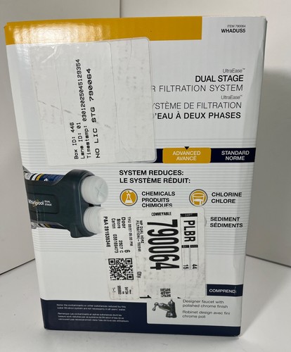 Whirlpool Ultra Ease Dual-Stage Water Filtration System with Faucet WHADUS5 - Picture 3 of 5