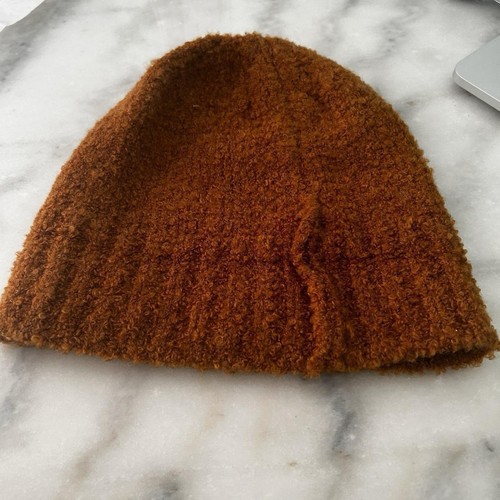 Vintage unisex Brown wool beanie hat #winteraccessories sku 6821 - Bild 4 von 4