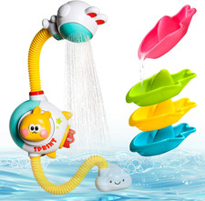 Toddler Bath Toys for Kids Ages 1-3 Baby Bath Shower Head Sprayer for Bathtub To
