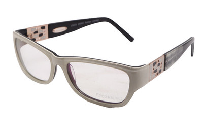 NEW COCO SONG LOVE STREETS COL. 4 IVORY BLACK AUTHENTIC FRAME EYEGLASSES  53-15