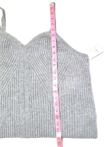 Auden Women Sleepwear Sweater Tank Top Size 2X Gray New - Foto 4 di 6