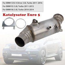 Catalytic Converter Euro 5 For BMW 535i X Drive 3.0L Turbo 2011-2016