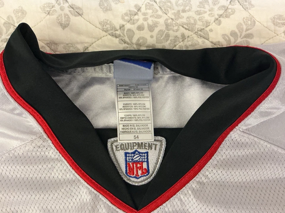 Camiseta deportiva de colección Y2K Michael Vick Atlanta Falcons #7 equipo NFL Reebok talla 54 (2XL) Foto 4 de 4