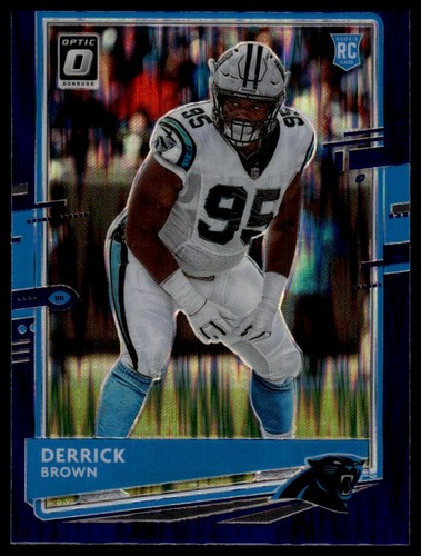 2020 Donruss Optic #114 Derrick Brown Purple Shock