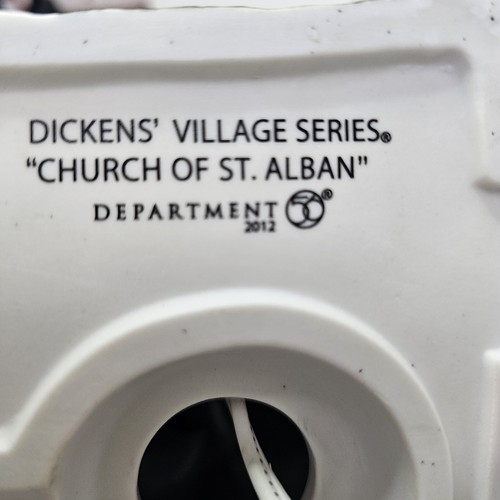 Abt. 56 Dickens Dorfkirche Saint Alban 4028699 mit Licht & Box nicht mehr produziert  - Bild 5 von 11